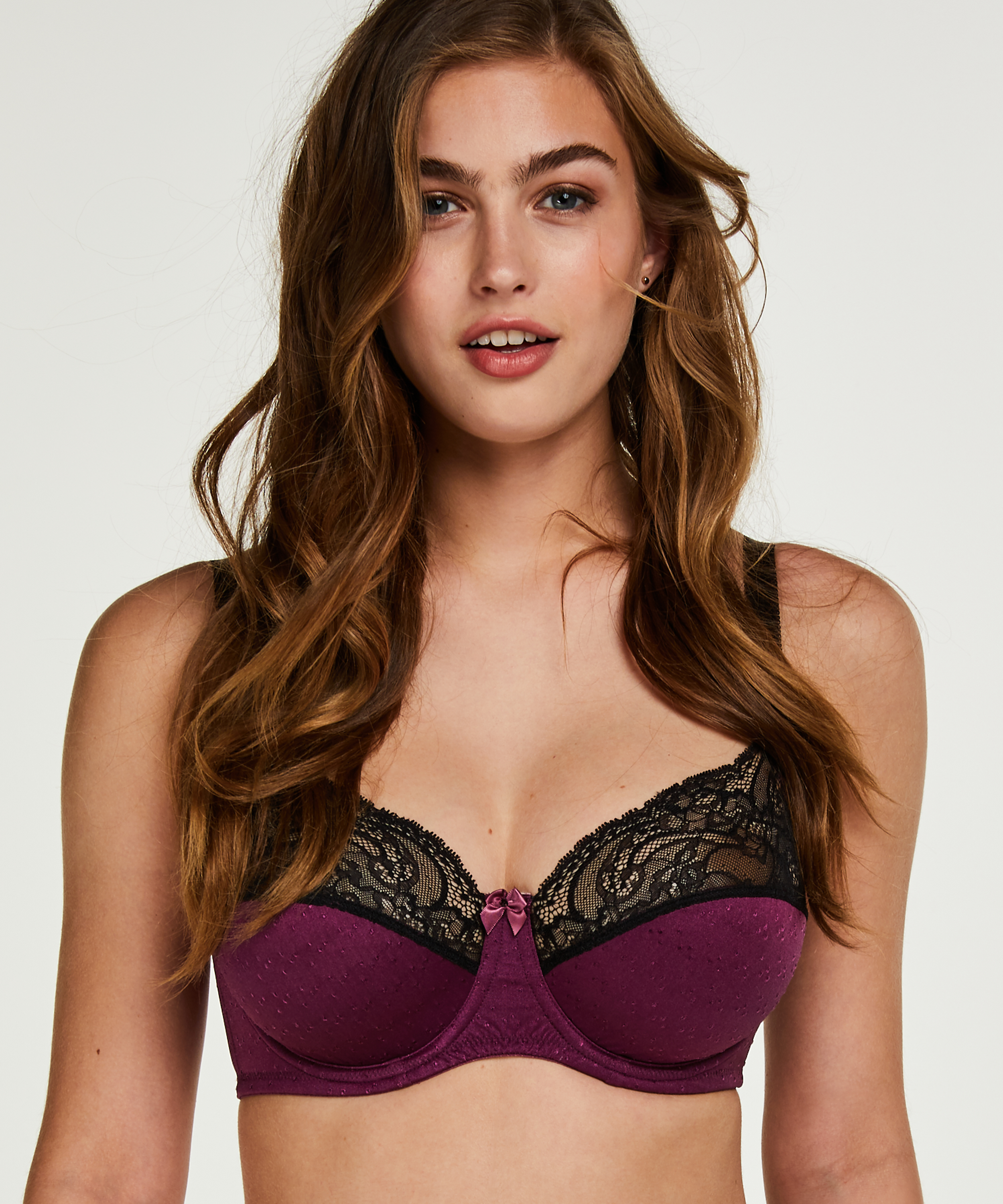 Niet voorgevormde beugel bh Sophie, Paars, main