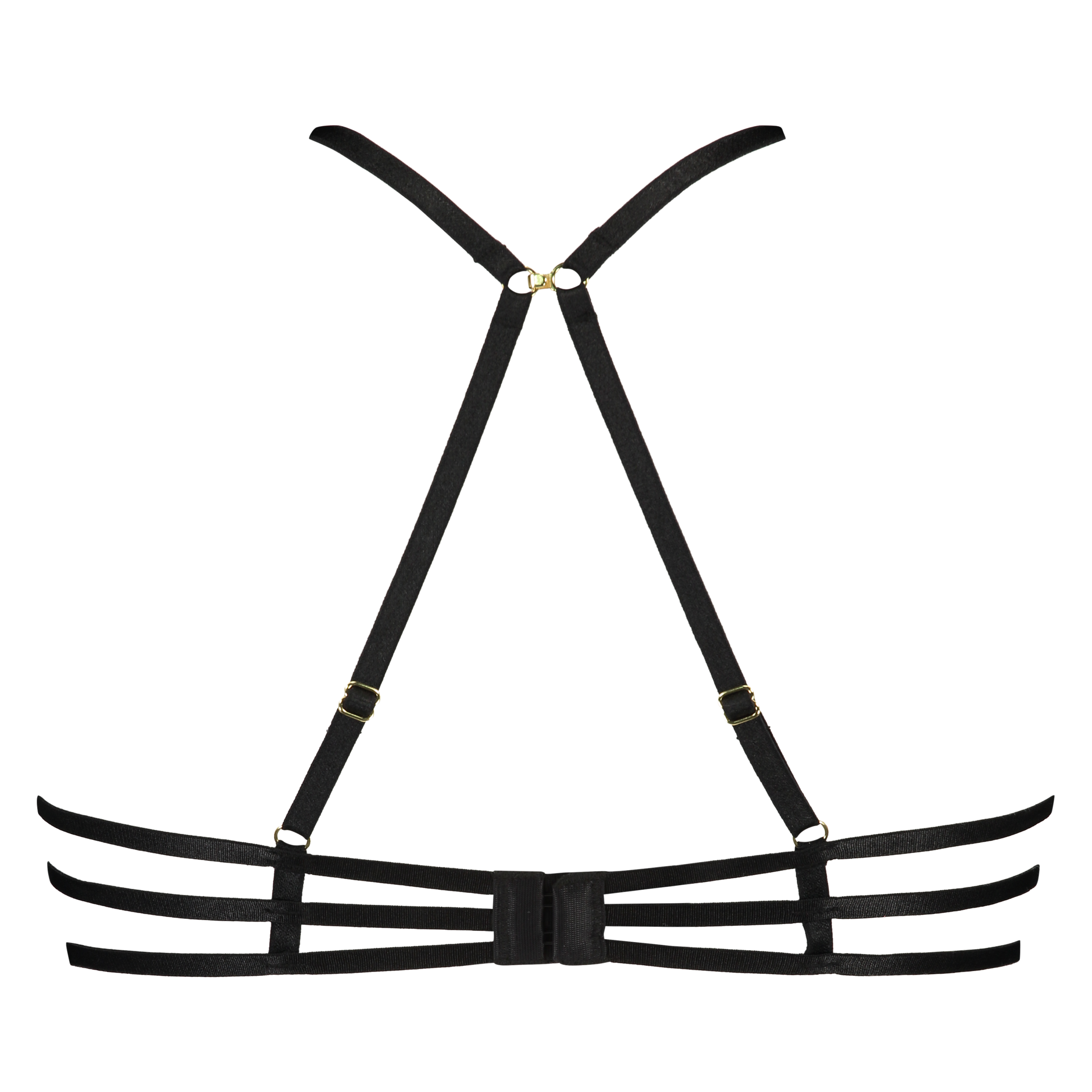 Niet-voorgevormde beugel bh Yuna, Zwart, main