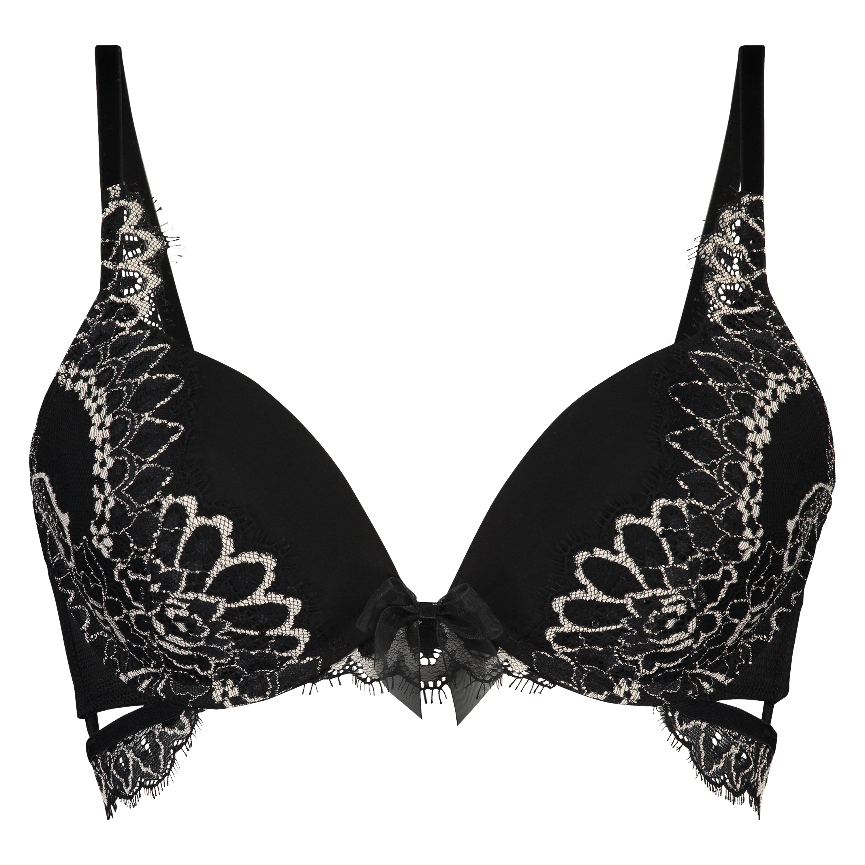 Voorgevormde push-up beugel bh Ilana, Zwart, main